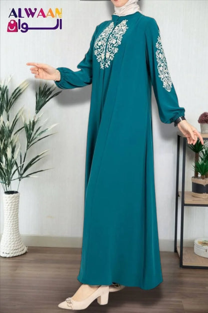 فستان تركي ( بترولي )