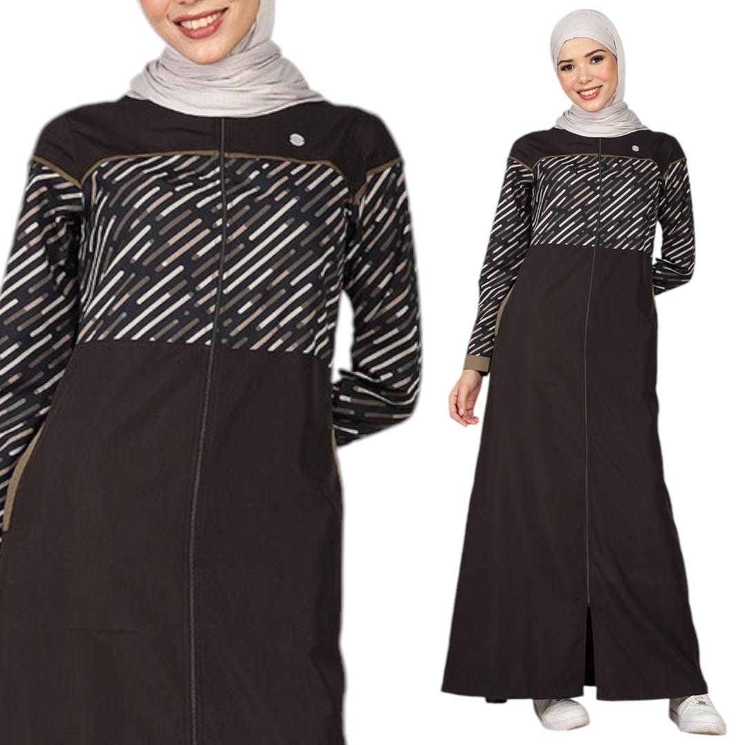 BLACK and bieg opened Jilbab