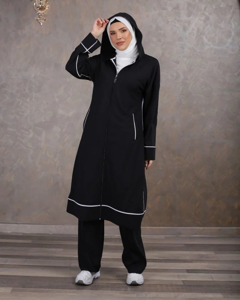 طقم رياضي تركي (أسود)