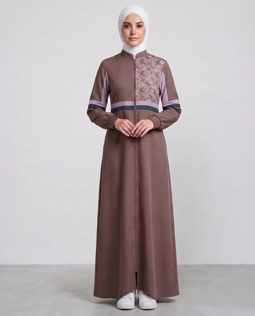 Modest Blush Full Front Open Jilbab ( pre-order)
