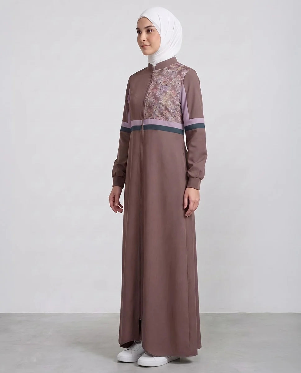 Modest Blush Full Front Open Jilbab ( pre-order)