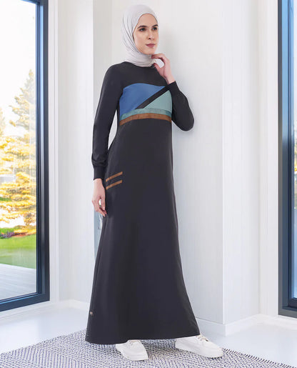 جلابيب أوربان نوار بتصميم متباين الألوان