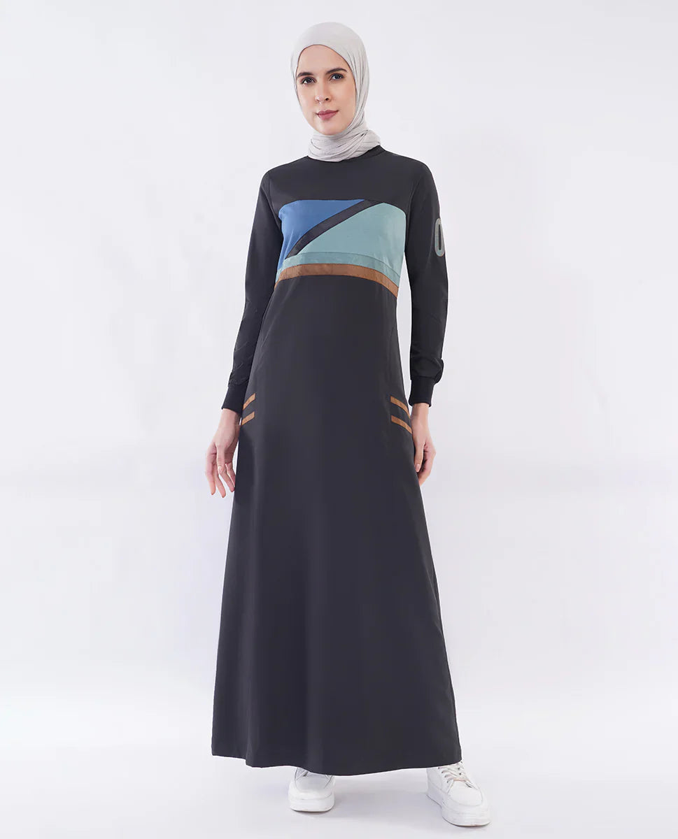 جلابيب أوربان نوار بتصميم متباين الألوان