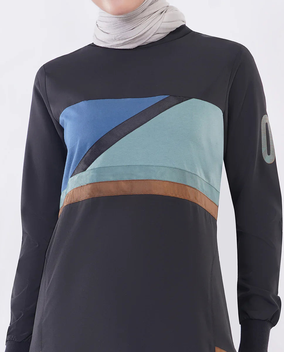 جلابيب أوربان نوار بتصميم متباين الألوان