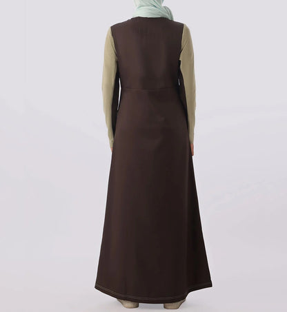 Coffee Love Kangaroo Pockets Jilbab
