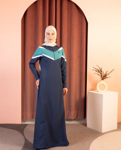 Navy Fusion Jilbab  ( pre-order  )