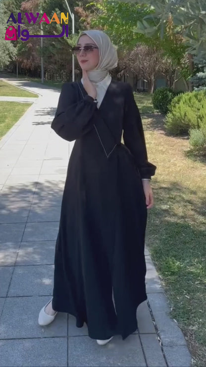 Chemise dress blue cloor Turkish style